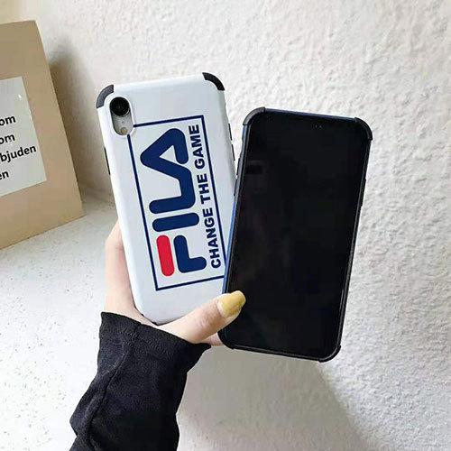 FILA iPhone XI/11ケース ブランド 人気 フェア iPhone XI max/11 proカバー スポーツ風 iPhone XR/XSケース 混色 個性潮流 おすすめ