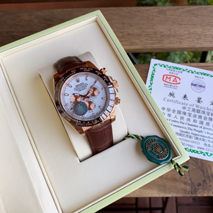 ロレックス メンズデイトナ Asian 7750 ムーブメント搭載 TSH-2001P400-RO160