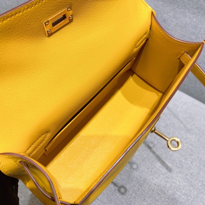 新品 エルメス 手作り 財布 セカンドバッグ MINIKELLY TA2001P-HE-20