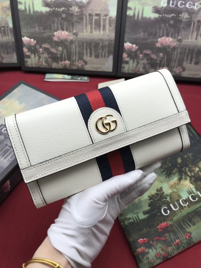 19SS美品 GUCCI グッチ 二つ折り長財布 長財布 通販 523153-2