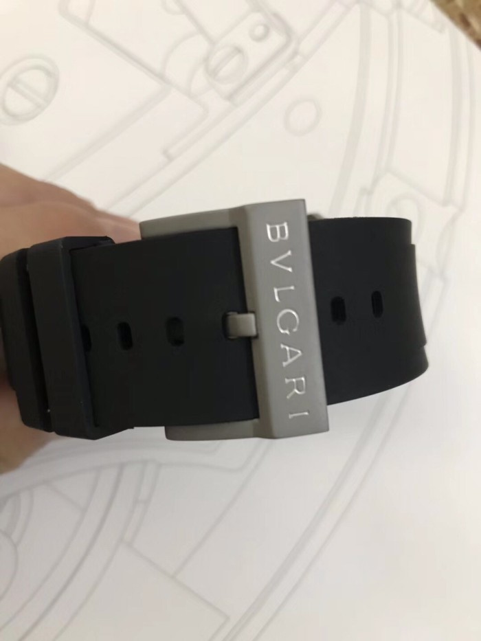 BVLGARI ブルガリ 腕時計 メンズ 42mm 精准6針 クロノグラフ BV-WD440-053
