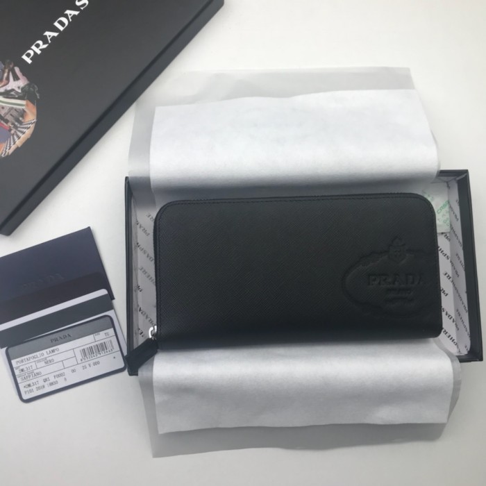 新作通販 PRADA/プラダ 長財布 ラウンドファスナー式財布 2ML317-PA411