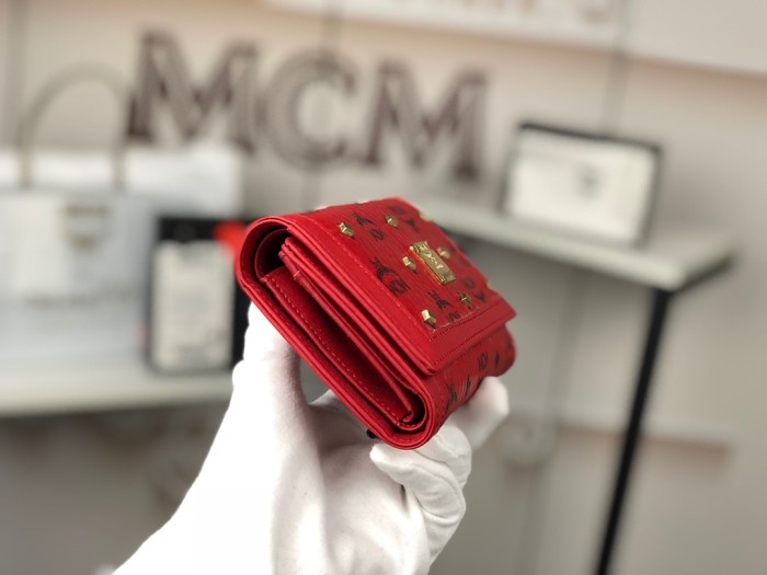 人気商品激安 エムシーエム 短財布 三つ折り財布 8033-MC498