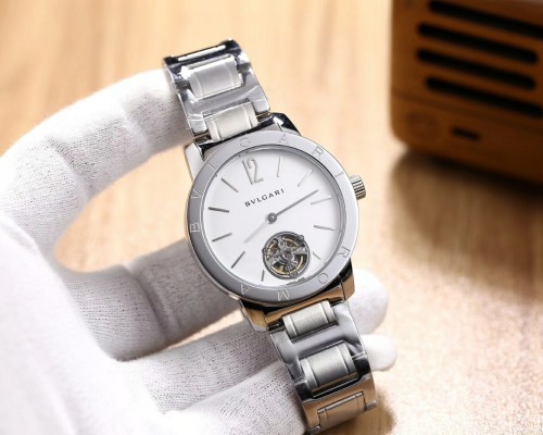 特N品 BVLGARI ブルガリ 腕時計 メンズ 陀飛輪時計 19SS BV-WD590-045