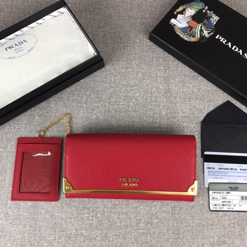 PRADA プラダ 特N品 激安 レディース 長財布 三つ折り財布 1MH132-PA381