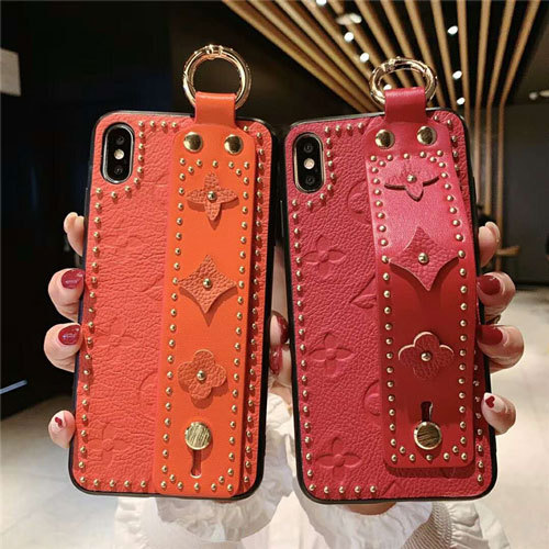 ルイヴィトン iphone xr/xs maxケース お洒落 アイフォンxs/xカバー リング付け iphone 7/8plusケース ペアお勧め