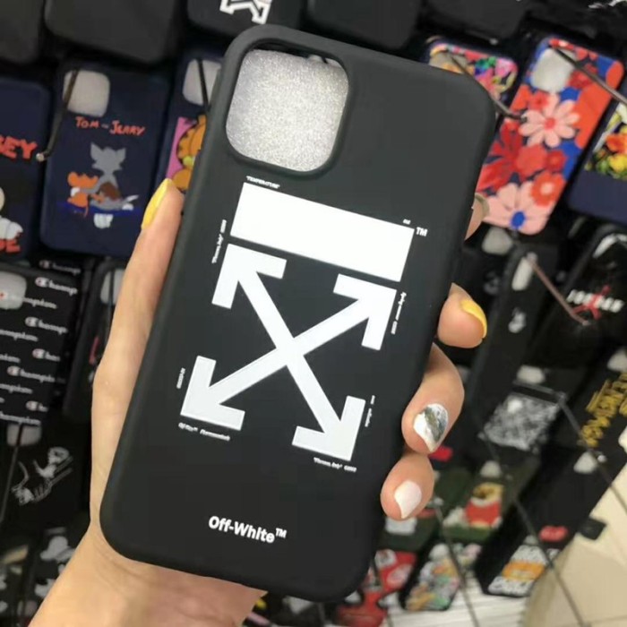 Off white アイフォン向けiphone11/11r/11pro max 潮流iphone xr/xs maxケース オシャレiphone xs/x/6/6s/7/8/plusカバー 可愛い 個性潮流