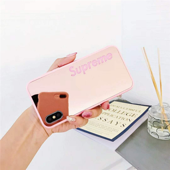シュプリーム iphone xr/xs/xs maxケース ガラス面 ブランド SUPREME アイフォンテンアール/x/xs マックスカバー スタンドブラケット付け 若者愛用