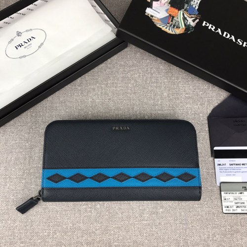 PRADA プラダ 人特N品 激安 長財布 メンズ 2ML317-PA392