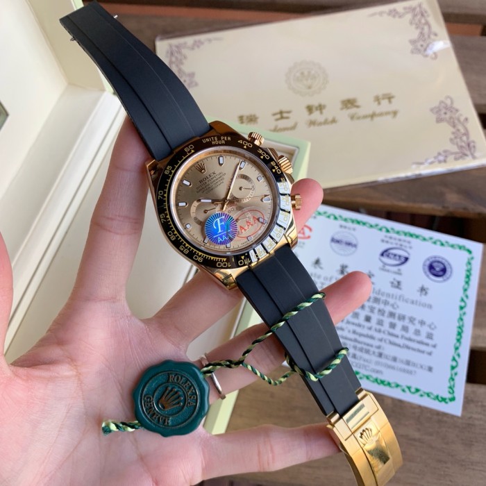 ロレックス メンズデイトナ Asian 7750 ムーブメント搭載 TSH-2001P420-RO170