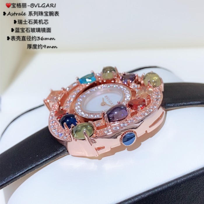 特N品 BVLGARI ブルガリ 腕時計 レディース 宝石シリーズ BV-TSH500-011