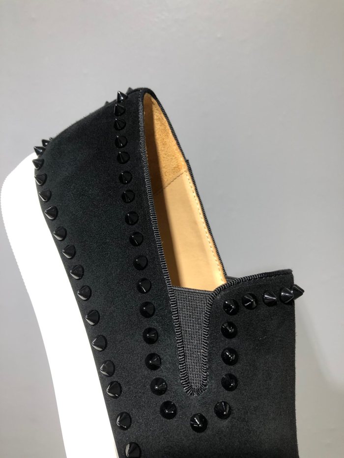 男女兼着 高品質 クリスチャン ルブタン ローファー スリッポン VIP-19P280-CL054