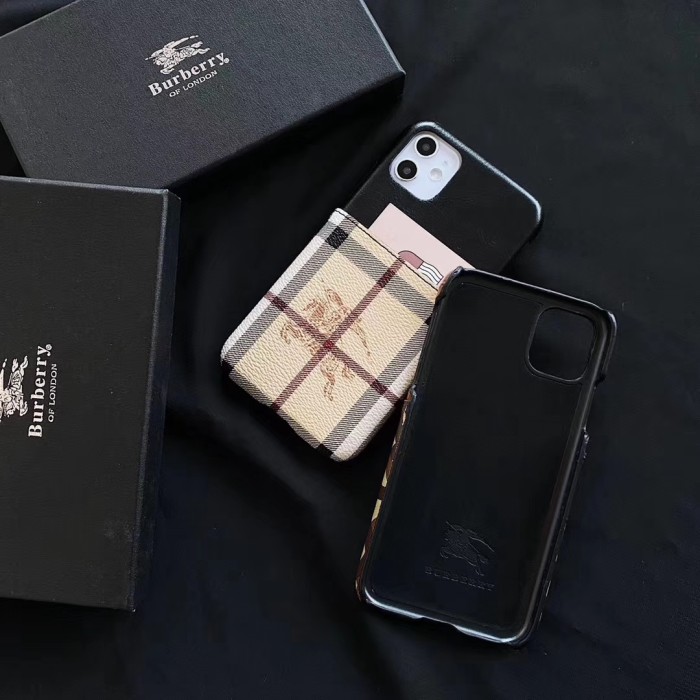 Burberryバーバリー iphone11/11pro/11pro maxケース手帳型 保護カバー高級感 衝撃防止