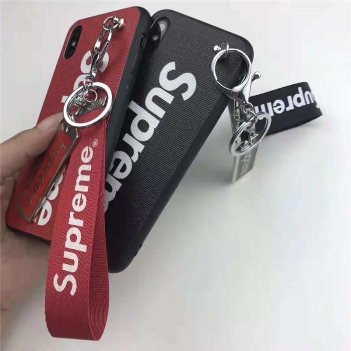 シュプリーム iphone xr/xs maxケース 個性設計 supreme iphone x/xsカバーキーボルダー付け 人気潮流 アイフォン10R/8plusケース カップルお勧め