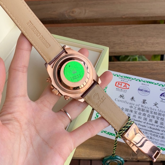 ロレックス メンズデイトナ Asian 7750 ムーブメント搭載 TSH-2001P400-RO160