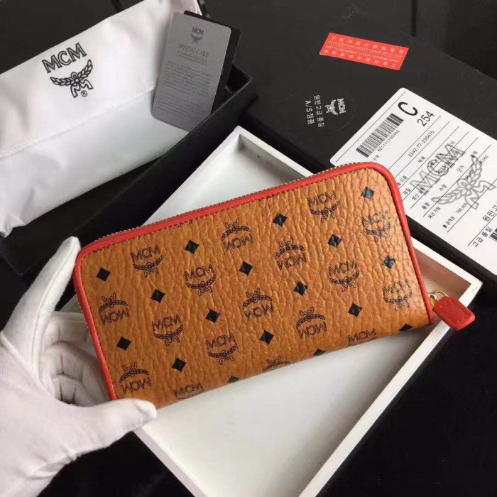 エムシーエム 超人気 ラウンドファスナー式財布 8084-MC517