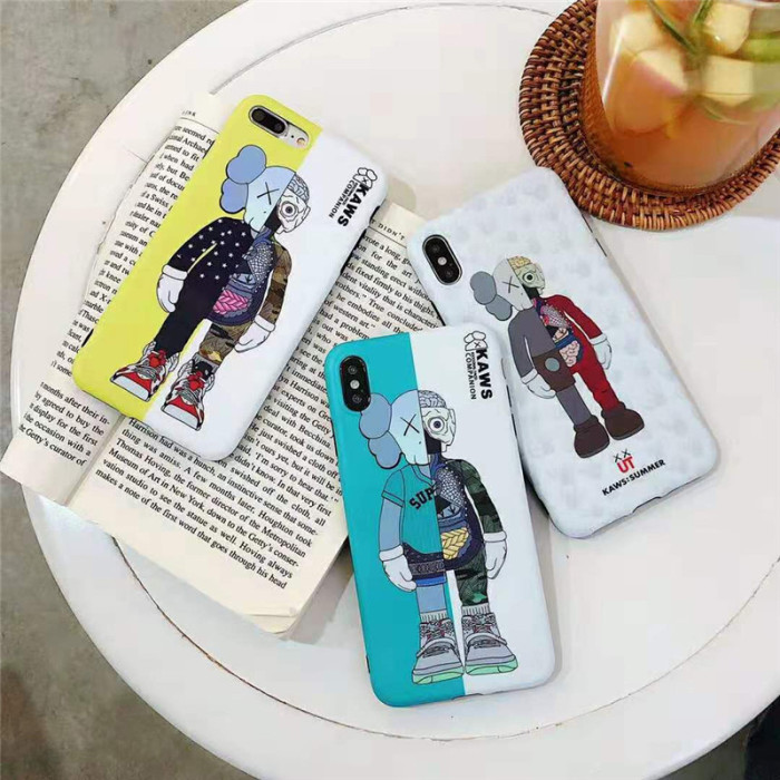 Kaws iphone xrケース iphone xs/xs maxケース 人気ブランド iphone x/10/8/7/6plusケース 可愛い 人気潮流 芸能人愛用