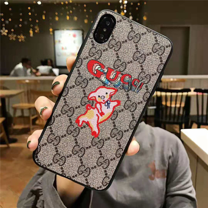 グッチ iphone xs/xs maxケース 豚年潮流設計 iphone xr/xケース お洒落 iphone 6/8/7 plusケース 可愛いジャケット ペアお勧め