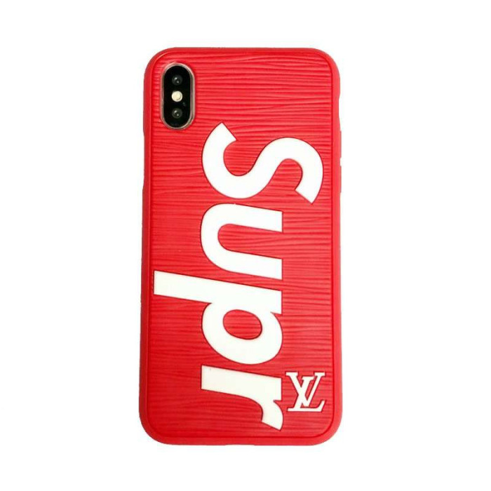 ルイヴィトン シュプリーム コラボ iphone xs/xs maxケース ファッション iphone xr/テンケース 個性 iphone x/8/7 plusケース 男女兼用
