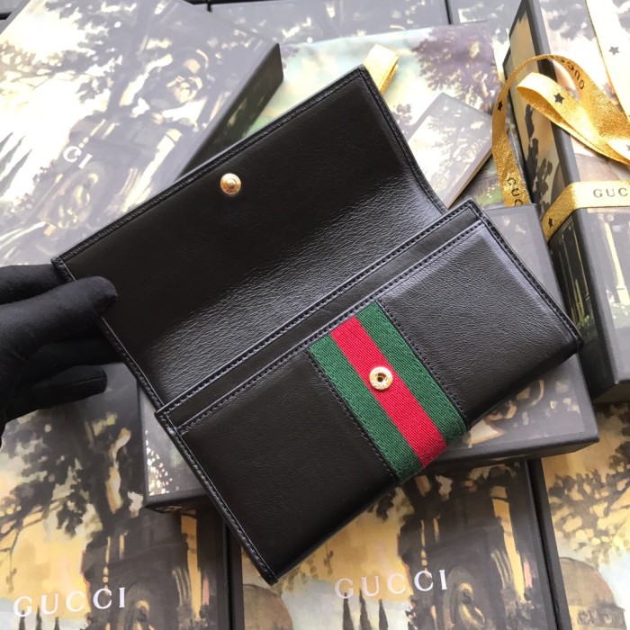 超高品質 GUCCI グッチ 長財布 Wホック二つ折り財布 573789-3