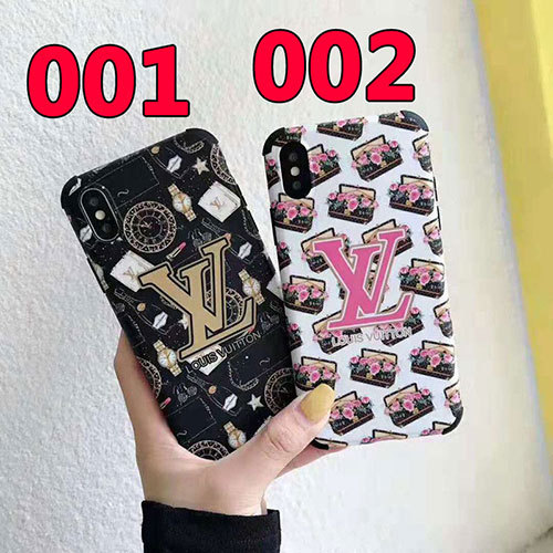 LV ルイヴィトン 新作iphone11/11pro/11pro maxケース 花柄のデザインiphone x/xs/xr/xs maxケース 人気iphone7/8/plusケースオシャレ優雅