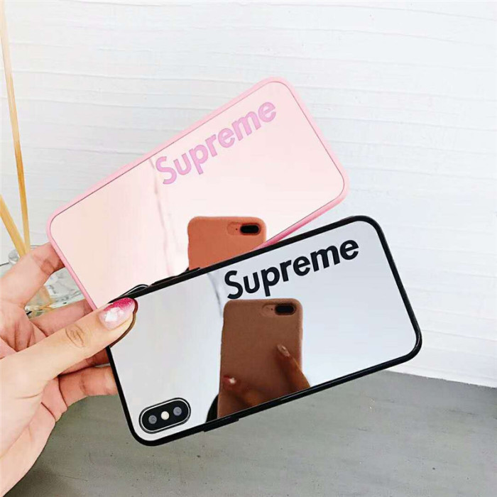 シュプリーム iphone xr/xs/xs maxケース ガラス面 ブランド SUPREME アイフォンテンアール/x/xs マックスカバー スタンドブラケット付け 若者愛用