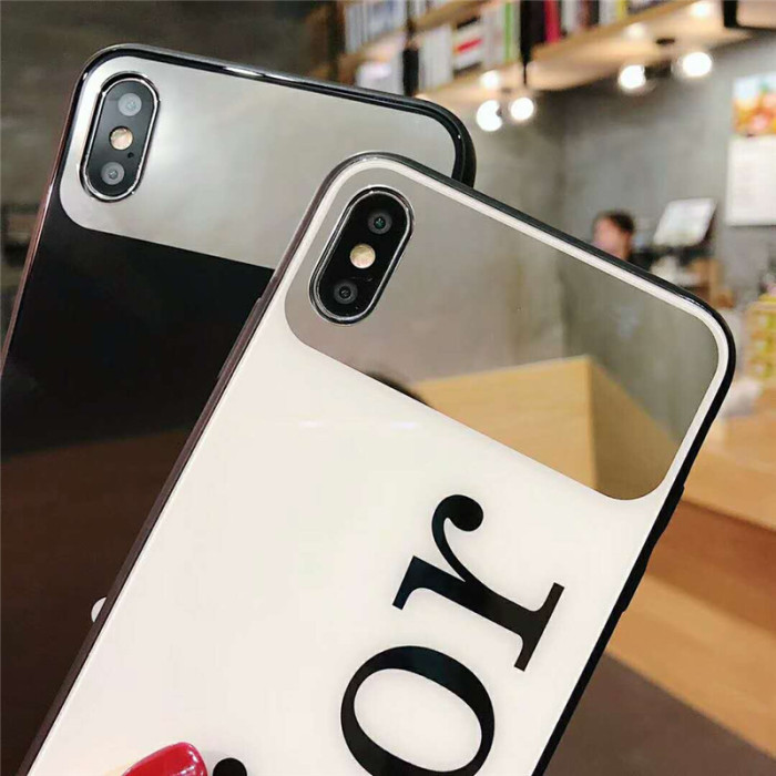 ディオール iphone xr/xs maxケース お洒落ブランド アイフォンxs/xカバーミラー付け Dior iphone 7/8plusケース 芸能人愛用