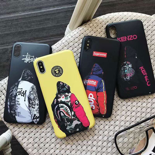 シュプリーム iphone xr/xs maxケース ブランド aape アイフォンテンアール/xs マックスカバー ステューシーiphone x/8plusケース kenzo iphone xs/xr カバー 人気ジャケット