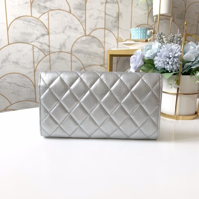 シャネルCHANEL Wホック二つ折り長財布 男女兼用 JJX2002P260-31502-3
