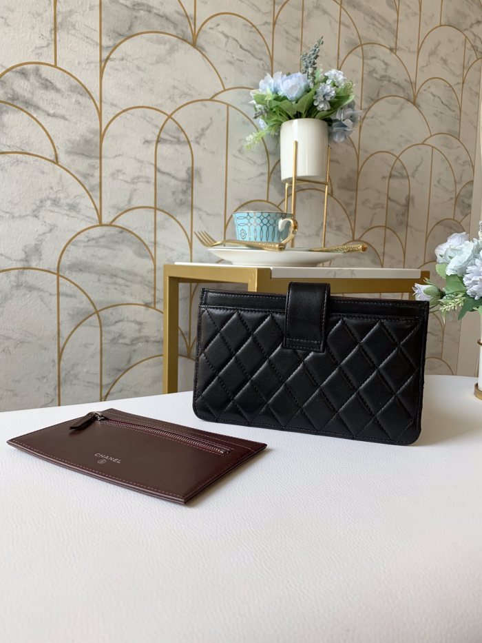 シャネルCHANEL 2点セット 長財布 名刺入れ JJX2002P280-81902-1