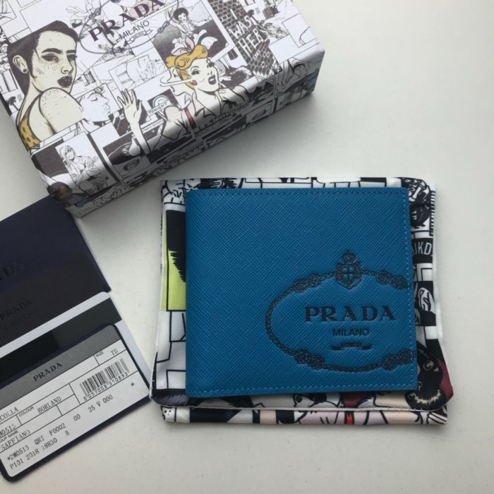 新作通販 PRADA/プラダ メンズ 短財布 二つ折り財布 2M0513-PA424