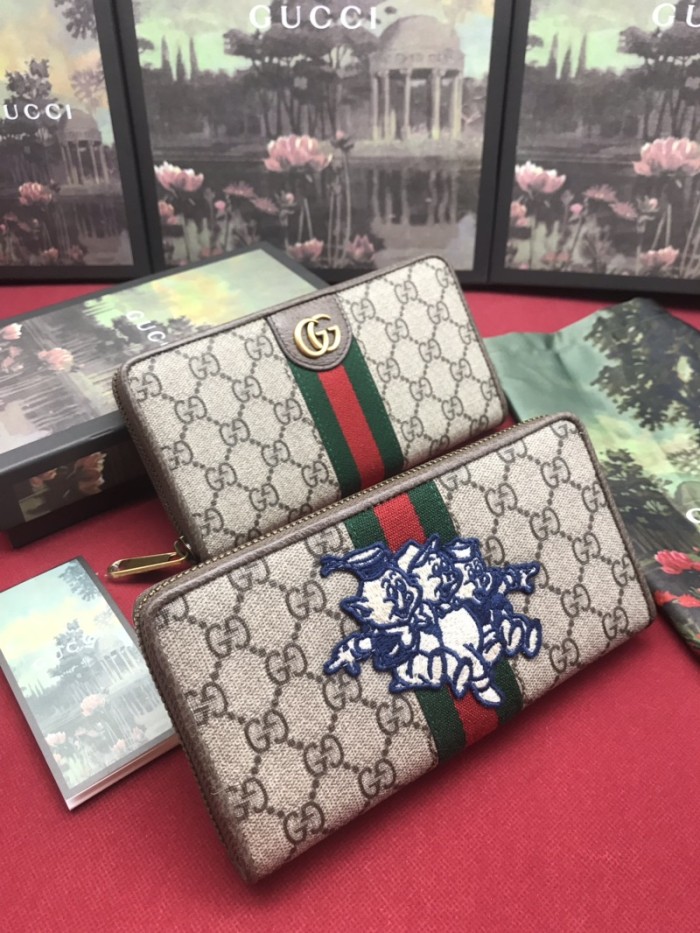 19SS美品 GUCCI グッチ 二つ折り長財布 長財布 通販 523153-6