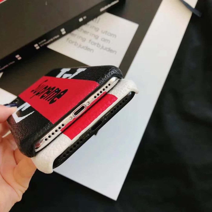 シュプリーム ルイヴィトンコラボ IPhone xr/Xs/Xs maxケース オシャレブランド Supreme アイフォンxs/x/8plus保護カバー 個性 ルイヴィトン Iphone X/xsハードケース 激安