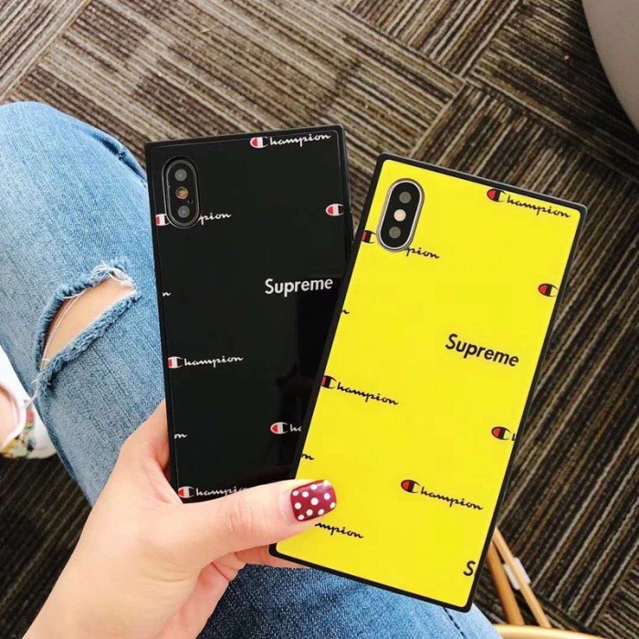 シュプリーム iphone11/11pro/11pro max,galaxy note10/note10plus即納品 iphone xr/xs maxケース チャンピオン アイフォンxs/xカバー 高級コラボ supreme iphon