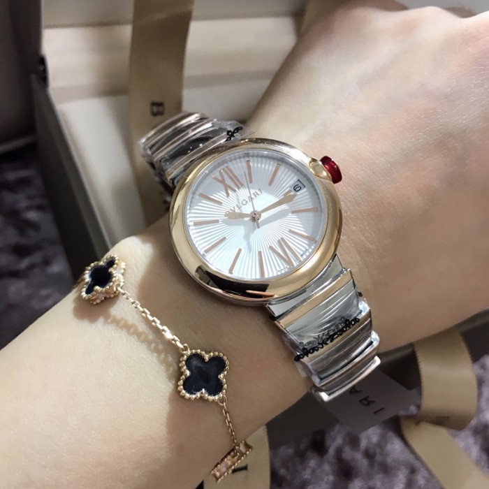 BVLGARI ブルガリ 時計 レディース 33mm 19SS 自動巻き BV-WD580-052