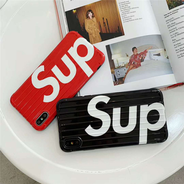 シュプリーム supreme iphone xs ケース アイフォンxr/xsMax カバー ブランド箱デザイン 3D手触り iphone x/8/7plus カバー 潮流 個性 芸能人愛用