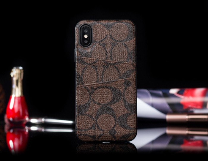 コーチ coach iphone xs/xr/xs maxケース ブランド アイフォンx/10ケース 人気潮流 iphone 8/7 plusケース カードポケット付き 激安