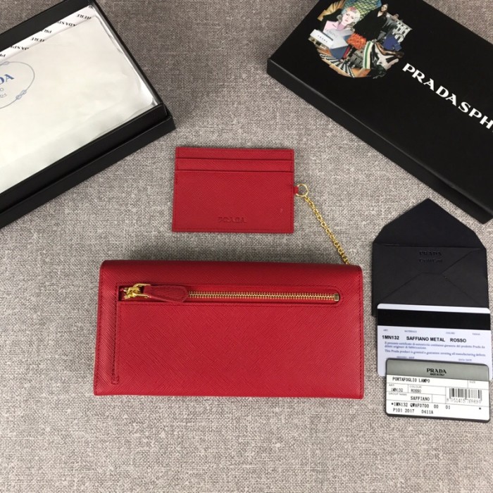 PRADA プラダ 特N品 激安 レディース 長財布 三つ折り財布 1MH132-PA381