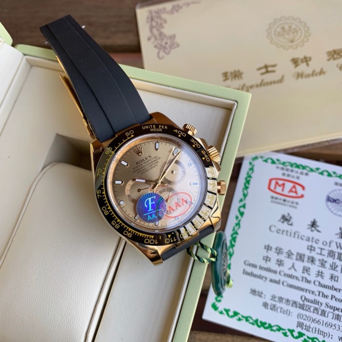 ロレックス メンズデイトナ Asian 7750 ムーブメント搭載 TSH-2001P420-RO170