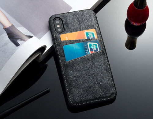 コーチ coach iphone xs/xr/xs maxケース ブランド アイフォンx/10ケース 人気潮流 iphone 8/7 plusケース カードポケット付き 激安