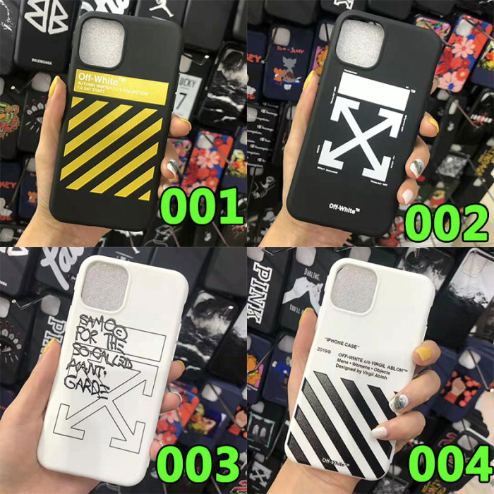 Off white アイフォン向けiphone11/11r/11pro max 潮流iphone xr/xs maxケース オシャレiphone xs/x/6/6s/7/8/plusカバー 可愛い 個性潮流