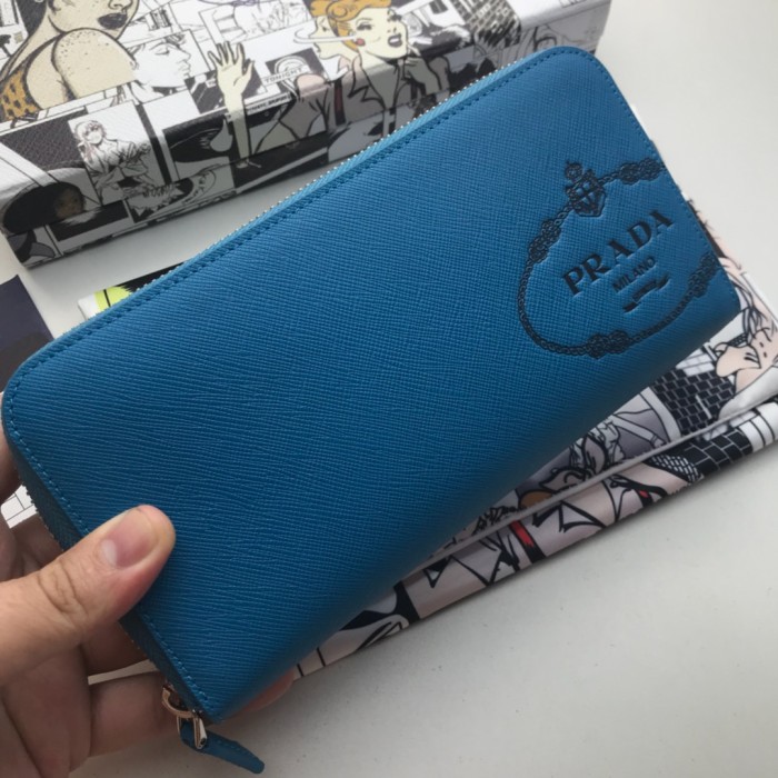 特N品 通販 PRADA/プラダ メンズ 長財布 ラウンドファスナー式財布 2ML317-PA420