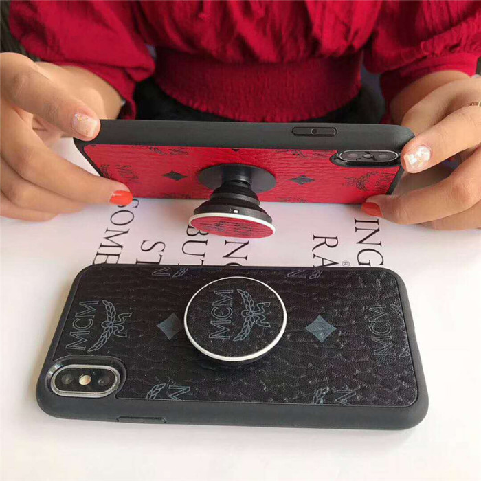 MCM エムシーエム iphone11/11pro/11pro maxケース即納品 iphone xs/xs maxケース ファッション iphone xr/テンケール カバー スタンド機能 落下防止 個性 iphone x/8/7 plu