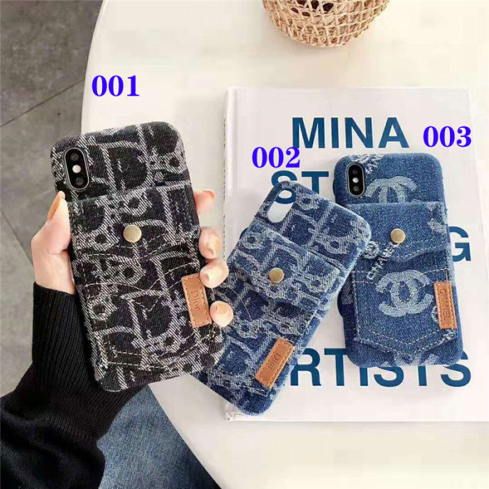 chanel シャネル iphone xrケース iphone xs/xs maxケース ブランド カード入れ ポケット iphone x/10/8/7/6plusケース 人気 耐久性