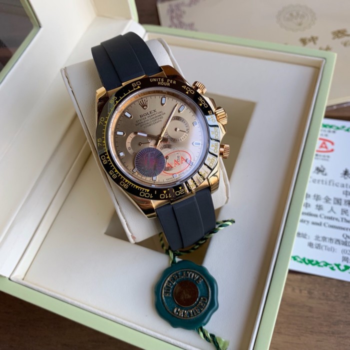 ロレックス メンズデイトナ Asian 7750 ムーブメント搭載 TSH-2001P420-RO170