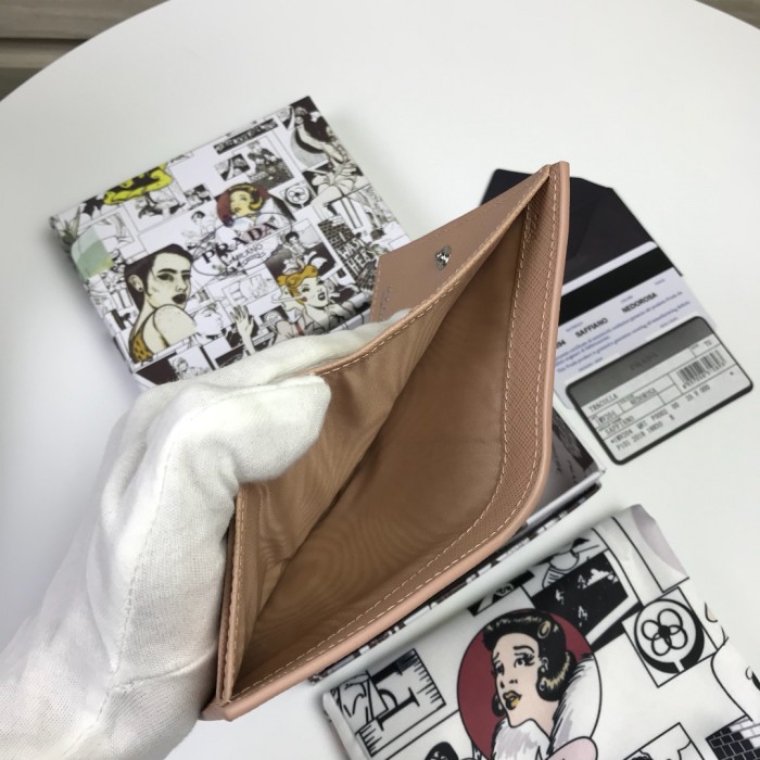 PRADA プラダ 特N品 激安 レディース 二つ折り財布 1MV204-PA370