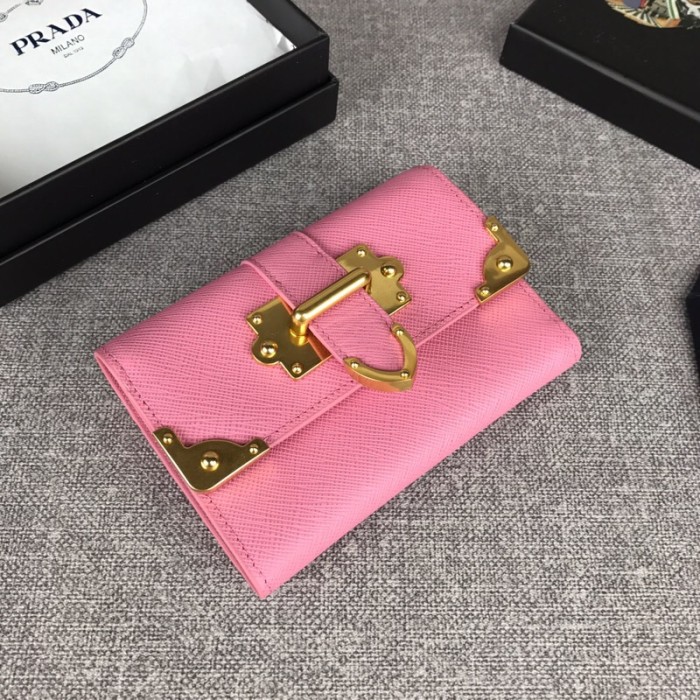 特N品通販 PRADA/プラダ 短財布 三つ折り財布 1MH840-PA384