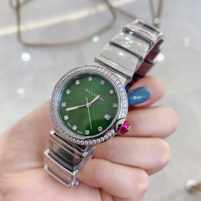 人気新作 BVLGARI ブルガリ 腕時計 レディース 33mm 自動巻 BV-TSH-006