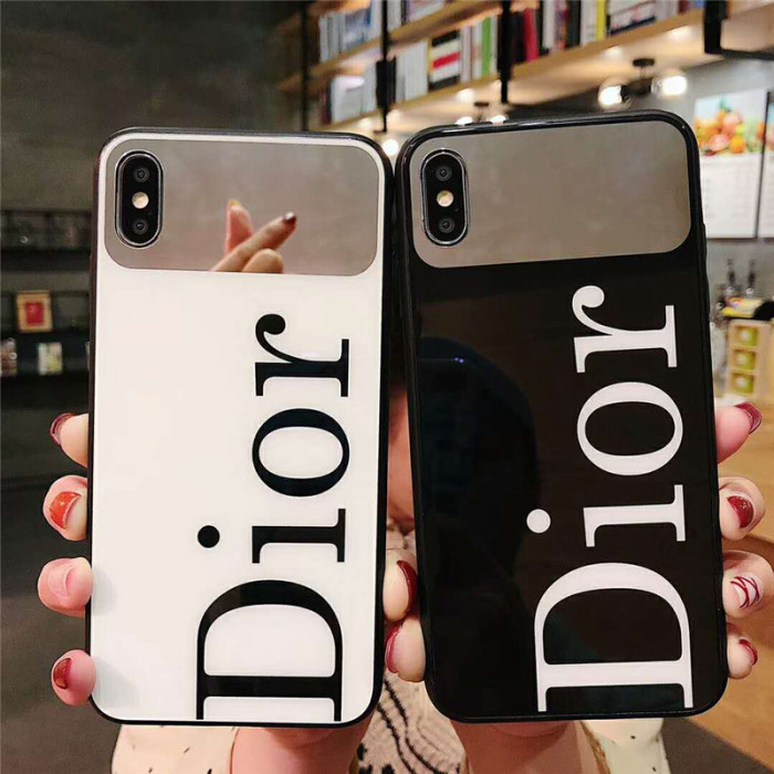 ディオール iphone xr/xs maxケース お洒落ブランド アイフォンxs/xカバーミラー付け Dior iphone 7/8plusケース 芸能人愛用