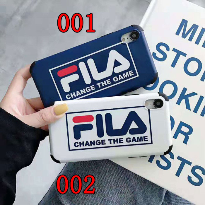 FILA iPhone XI/11ケース ブランド 人気 フェア iPhone XI max/11 proカバー スポーツ風 iPhone XR/XSケース 混色 個性潮流 おすすめ